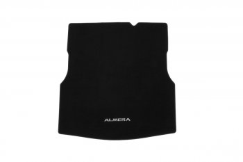 Коврик багажника Element (текстиль) Nissan Almera седан G15 (2012-2019)  (Черный)