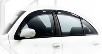 1 989 р. Дефлектора окон CA-Plastiс  Nissan Almera Classic  седан (2006-2013) (Classic полупрозрачный, Без хром.молдинга)  с доставкой в г. Калуга. Увеличить фотографию 1