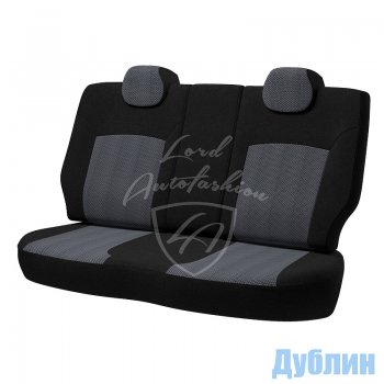 5 849 р. Чехлы для сидений Lord Autofashion Дублин (жаккард)  Nissan Juke  1 YF15 (2014-2020) рестайлинг (Черный, вставка Ёж Белый)  с доставкой в г. Калуга. Увеличить фотографию 2