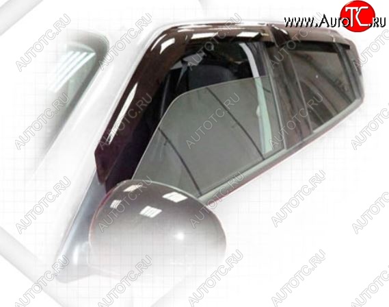 1 989 р. Дефлектора окон CA-Plastiс  Nissan Juke  1 YF15 (2010-2020) (Classic полупрозрачный)  с доставкой в г. Калуга