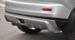 3 999 р. Накладка на задний бампер Impul Nissan Juke 1 YF15 дорестайлинг (2010-2014) (Неокрашенная)  с доставкой в г. Калуга. Увеличить фотографию 1
