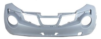 11 549 р. Бампер передний (под омыватели) SAT  Nissan Juke  1 YF15 (2010-2014) (Неокрашенный)  с доставкой в г. Калуга. Увеличить фотографию 1