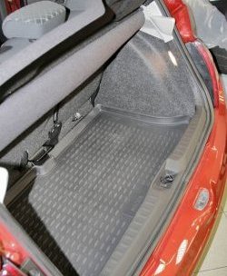 1 007 р. Коврик в багажник Element (полиуретан) Nissan Micra 3 рестайлинг (2007-2010)  с доставкой в г. Калуга. Увеличить фотографию 3