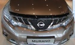 Дефлектор капота NovLine Nissan (Нисан) Murano (Мурано)  2 Z51 (2008-2016) 2 Z51 дорестайлинг, рестайлинг