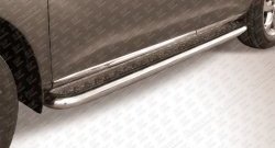 14 999 р. Широкая защита порогов из трубы диаметром 57 мм Slitkoff  Nissan Murano  2 Z51 (2010-2016)  с доставкой в г. Калуга. Увеличить фотографию 1
