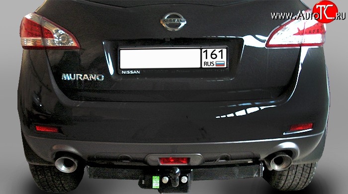 8 599 р. Фаркоп Лидер Плюс (до 2000 кг)  Nissan Murano  2 Z51 (2010-2016) (Без электропакета)  с доставкой в г. Калуга