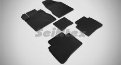 5 749 р. Износостойкие коврики в салон с рисунком Сетка SeiNtex Premium 4 шт. (резина)  Nissan Murano  1 Z50 (2002-2009)  с доставкой в г. Калуга. Увеличить фотографию 1
