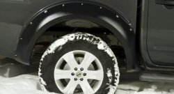 20 649 р. Накладки на колёсные арки RA  Nissan Navara  2 D40 (2010-2016) (Глянец (под покраску), Неокрашенные)  с доставкой в г. Калуга. Увеличить фотографию 4