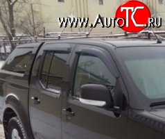 1 249 р. Комплект дефлекторов окон (Frontier) SkyLine Nissan Navara 2 D40 дорестайлинг (2004-2010)  с доставкой в г. Калуга