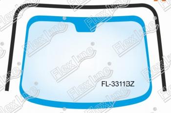 Молдинг лобового стекла FlexLine Nissan Note 1 E11 дорестайлинг (2004-2008)