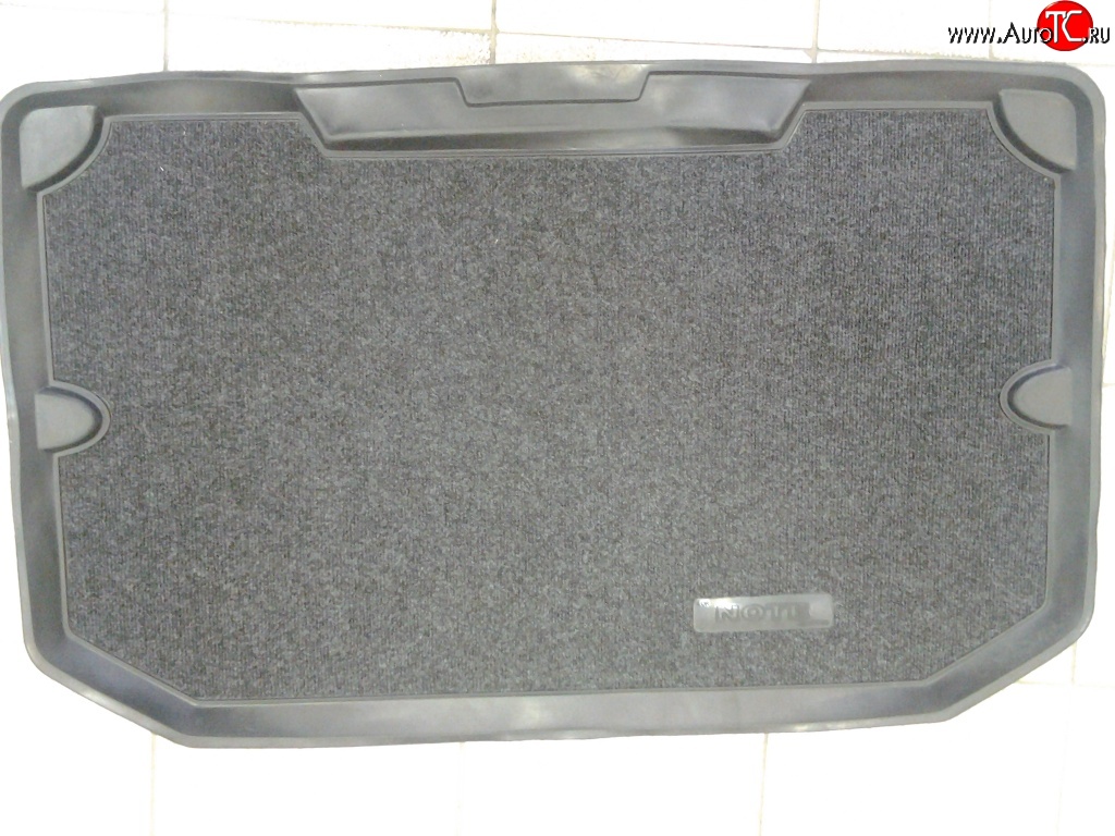 1 249 р. Коврик в багажник Aileron (полиуретан, покрытие Soft) Nissan Note 1 E11 дорестайлинг (2004-2008)  с доставкой в г. Калуга