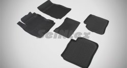 Износостойкие коврики в салон с высоким бортом SeiNtex Premium 4 шт. (резина) Nissan (Нисан) Note (Нот)  1 (2004-2008) 1 E11 дорестайлинг
