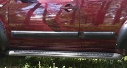 3 599 р. Молдинги дверей RA (узкие, комплект)  Nissan Pathfinder  R51 (2004-2014) (Поверхность глянец (под окраску), Неокрашенные)  с доставкой в г. Калуга. Увеличить фотографию 6