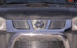 6 799 р. Декоративная вставка решетки радиатора Berkut  Nissan Pathfinder  R51 (2004-2007)  с доставкой в г. Калуга. Увеличить фотографию 1