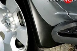 979 р. Передние брызговики NovLine 2 шт.  Nissan Pathfinder  R51 (2009-2014)  с доставкой в г. Калуга. Увеличить фотографию 1