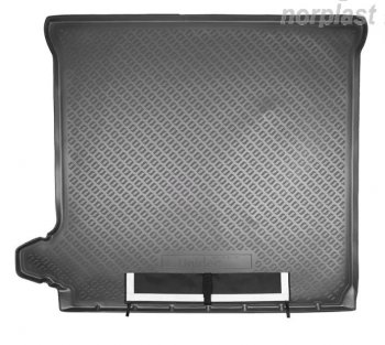 3 099 р. Коврик багажника Norplast  Nissan Pathfinder  R51 (2004-2014) (Черный, с погрузочным ковриком (фартуком))  с доставкой в г. Калуга. Увеличить фотографию 1