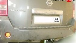 5 699 р. Фаркоп Лидер Плюс (до 1200 кг)  Nissan Pathfinder  R51 (2004-2014) (Без электропакета)  с доставкой в г. Калуга. Увеличить фотографию 1