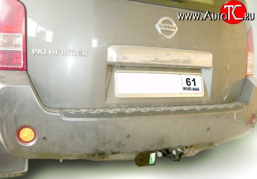 5 699 р. Фаркоп Лидер Плюс (до 1200 кг)  Nissan Pathfinder  R51 (2004-2014) (Без электропакета)  с доставкой в г. Калуга