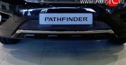 1 799 р. Сетка на бампер Novline Nissan Pathfinder R52 дорестайлинг (2012-2017)  с доставкой в г. Калуга. Увеличить фотографию 1