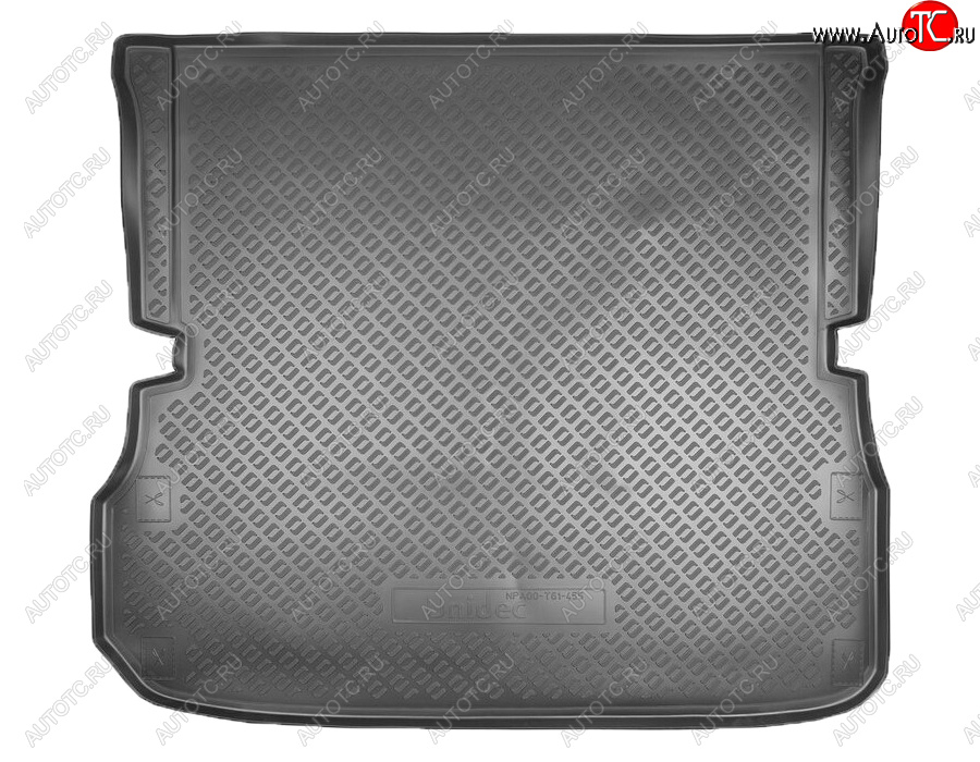 1 999 р. Коврик в багажник Norplast Unidec (сложенный 3-ий ряд)  Nissan Pathfinder  R52 (2012-2017) (Цвет: черный)  с доставкой в г. Калуга