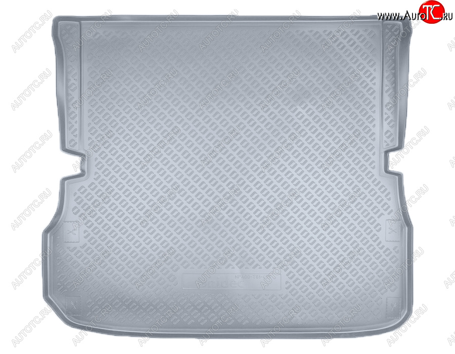 2 479 р. Коврик багажника Norplast Unidec (сложенный 3-й ряд)  Nissan Pathfinder  R52 (2012-2017) (Цвет: серый)  с доставкой в г. Калуга