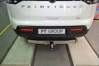 19 649 р. Фаркоп Petroil Tuning (съемный квадрат) Nissan Pathfinder R53 (2021-2024) (Без заглушки )  с доставкой в г. Калуга. Увеличить фотографию 3