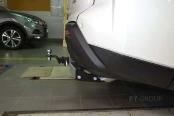 17 899 р. Фаркоп Petroil Tuning (съемный квадрат)  Nissan Pathfinder  R53 (2021-2024) (Без заглушки )  с доставкой в г. Калуга. Увеличить фотографию 2
