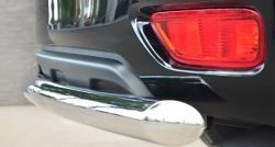 14 599 р. Защита заднего бампера (Ø76 мм, нержавейка) Russtal  Nissan Patrol  6 (2014-2017)  с доставкой в г. Калуга. Увеличить фотографию 3