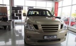 64 549 р. Накладка на передний бампер Impul Nissan Patrol 6 Y62 дорестайлинг (2010-2014) (Неокрашенная)  с доставкой в г. Калуга. Увеличить фотографию 12