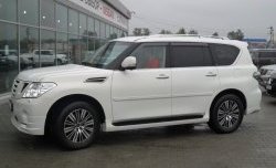 43 999 р. Комплект порогов Impul Nissan Patrol 6 Y62 дорестайлинг (2010-2014) (Неокрашенные)  с доставкой в г. Калуга. Увеличить фотографию 7