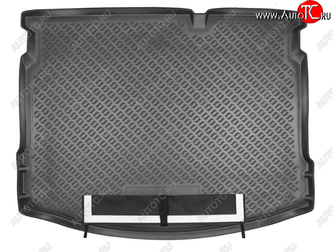 2 659 р. Коврик багажника Norplast  Nissan Qashqai  1 (2007-2013) (Черный, с погрузочным ковриком (фартуком))  с доставкой в г. Калуга