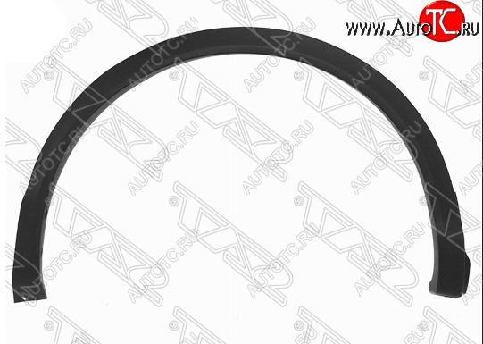1 679 р. Правая накладка арки SAT (выпуклая, задняя)  Nissan Qashqai  2 (2013-2019)  с доставкой в г. Калуга