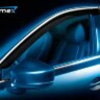 Дефлекторы окон с хромированым молдингом CHROMEX Nissan Qashqai 2 J11 дорестайлинг (2013-2019)