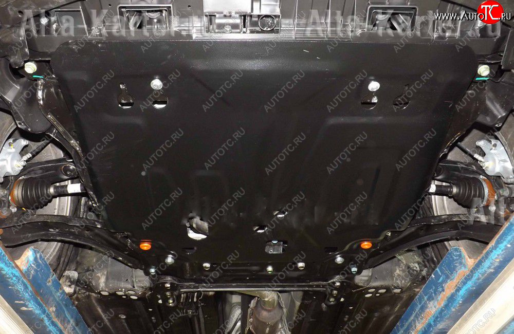 4 799 р. Защита картера двигателя и КПП ALFECO (дв. - все, коробка - все) Nissan X-trail 3 T32 рестайлинг (2017-2022)  с доставкой в г. Калуга