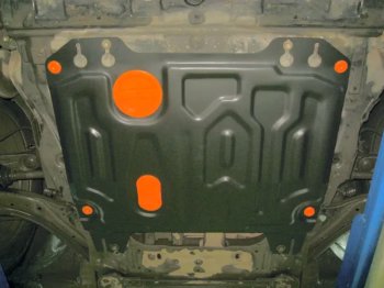 Защита картера двигателя и КПП ALFECO (АКПП/МКПП, ДВ. все.) Nissan Qashqai 2 J11 дорестайлинг (2013-2019)