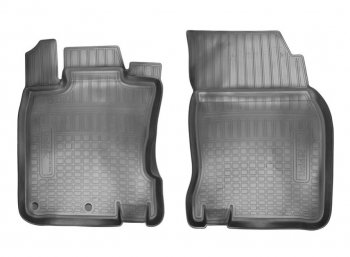 1 079 р. Комплект ковриков в салон Norplast Unidec (передние)  Nissan Qashqai  2 (2013-2022) (Цвет: черный)  с доставкой в г. Калуга. Увеличить фотографию 1