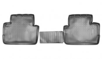799 р. Комплект ковриков в салон Norplast Unidec (задние)  Nissan Qashqai  2 (2013-2022) (Цвет: черный)  с доставкой в г. Калуга. Увеличить фотографию 1