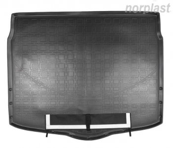 2 579 р. Коврик багажника Norplast  Nissan Qashqai  2 (2017-2022) (Черный, с погрузочным ковриком (фартуком))  с доставкой в г. Калуга. Увеличить фотографию 1
