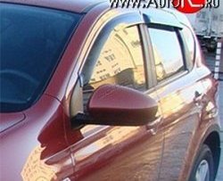 2 449 р. Дефлекторы окон (ветровики) Novline 4 шт  Nissan Qashqai  1 - Qashqai +2  1  с доставкой в г. Калуга. Увеличить фотографию 1