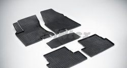 Износостойкие коврики в салон с рисунком Сетка SeiNtex Premium 4 шт. (резина) Nissan Qashqai 1 J10 рестайлинг (2010-2013)
