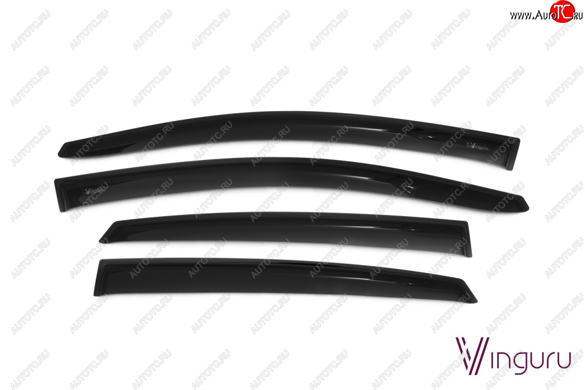 1 999 р. Дефлекторы окон Vinguru Nissan Sentra 7 B17 (2014-2017)  с доставкой в г. Калуга