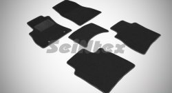 2 599 р. Износостойкие коврики в салон SeiNtex Premium LUX 4 шт. (ворсовые) Nissan Sentra 7 B17 (2014-2017)  с доставкой в г. Калуга. Увеличить фотографию 1