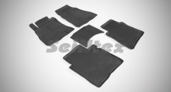Износостойкие коврики в салон с высоким бортом SeiNtex Premium 4 шт. (резина) Nissan Sentra 7 B17 (2014-2017)