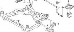 1 199 р. Полиуретановый сайлентблок нижнего рычага передней подвески (задний) Точка Опоры  Nissan Teana  2 J32 (2008-2011)  с доставкой в г. Калуга. Увеличить фотографию 2
