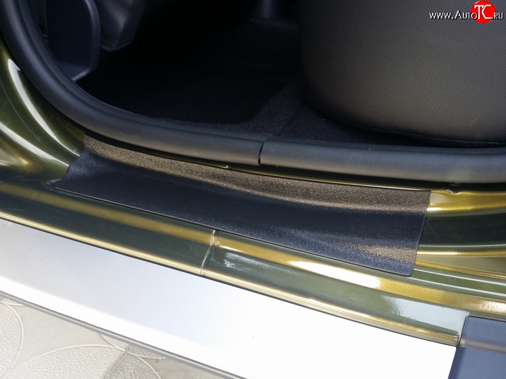 1 249 р. Накладки порога Kart RS в проемы дверей Nissan Terrano D10 рестайлинг (2016-2022) (Комлект на 4 проема)  с доставкой в г. Калуга