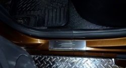 1 349 р. Накладки Kart RS на ковролин порога в салон Nissan Terrano D10 дорестайлинг (2013-2016)  с доставкой в г. Калуга. Увеличить фотографию 5