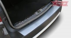 1 979 р. Накладка на задний бампер Souz-96 Nissan Terrano D10 дорестайлинг (2013-2016)  с доставкой в г. Калуга. Увеличить фотографию 1