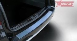 1 574 р. Накладка на задний бампер Souz-96 Nissan Terrano D10 дорестайлинг (2013-2016)  с доставкой в г. Калуга. Увеличить фотографию 1