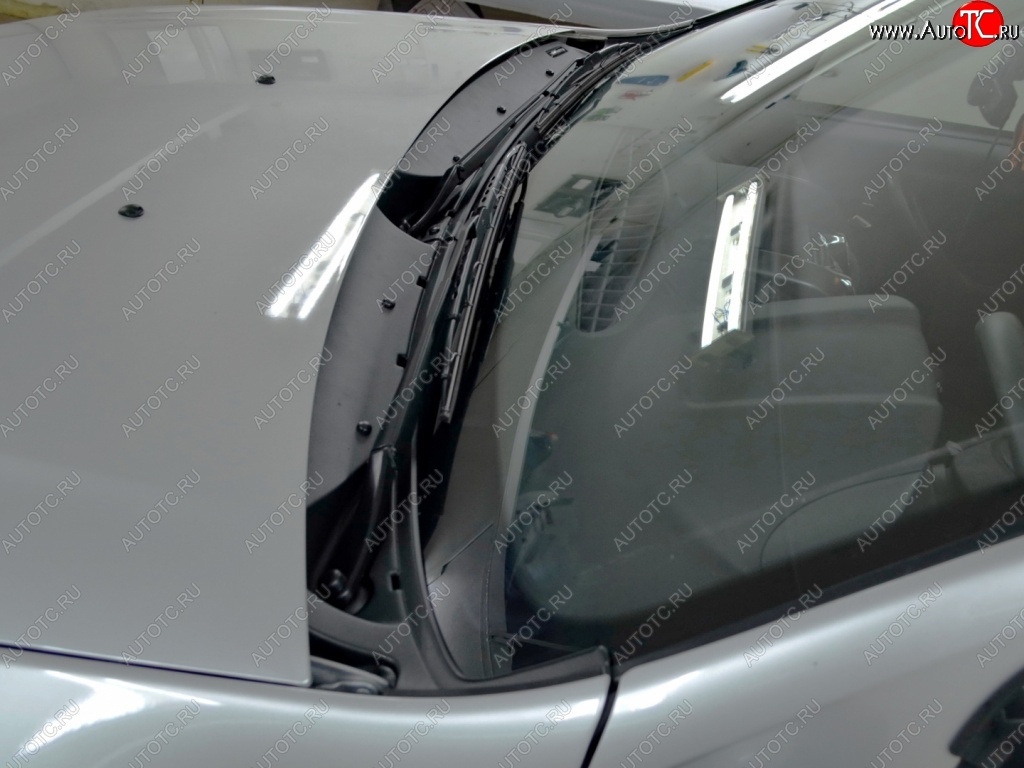 3 149 р. Обтекатель дворников Kart 3 Nissan Terrano D10 дорестайлинг (2013-2016) (Неокрашенное)  с доставкой в г. Калуга