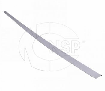 Накладка правого порога NSP Nissan Terrano D10 рестайлинг (2016-2022)  (цвет: серебро)